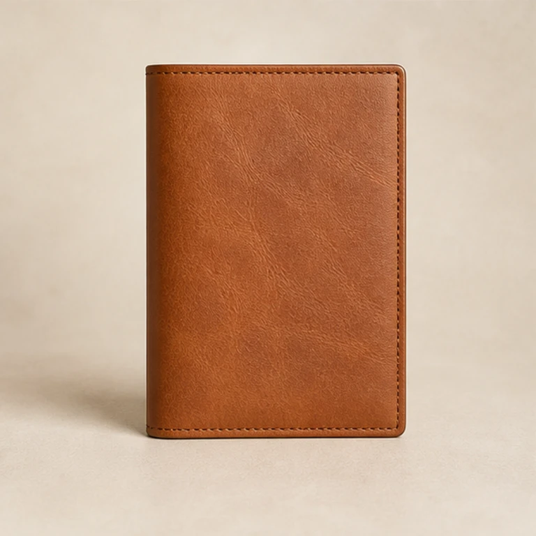 bi-fold leather wallet
