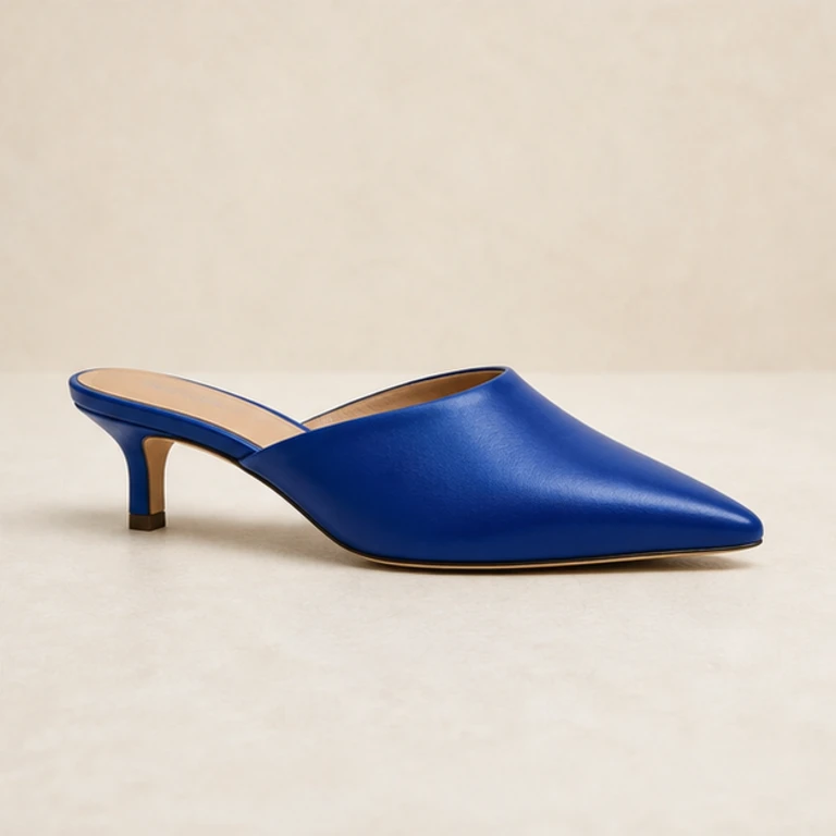 almond-toe suede loafers